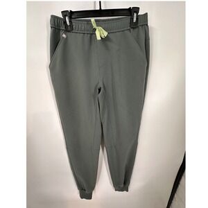 FIGS Tansen Technical Mens Scrub Jogger Pants Graphite Green Small MXXSW2004